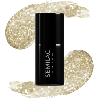 260 Lakier hybrydowy Semilac Platinum Light Gold 7ml
